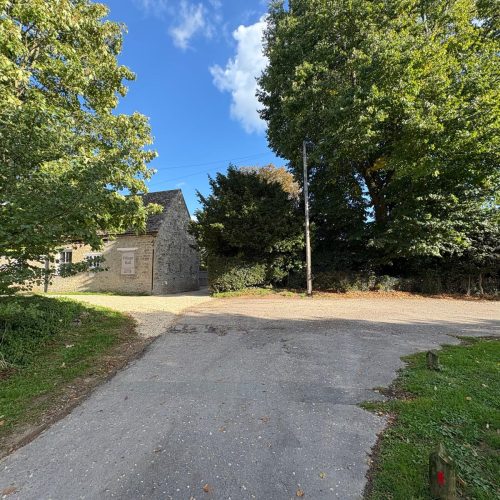 Photo of driveway and village hall