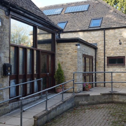 Photo of Front Entrance with ramp access