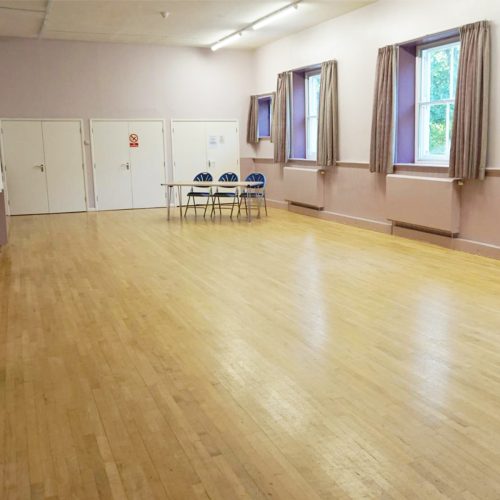 Photo of the Main hall showing windows